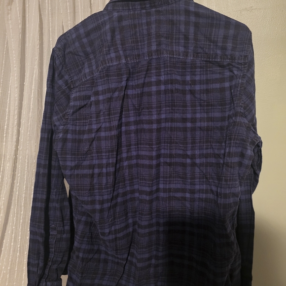 Apt. 9 Navy and Black Checkered Shirt - Picture 2 of 2